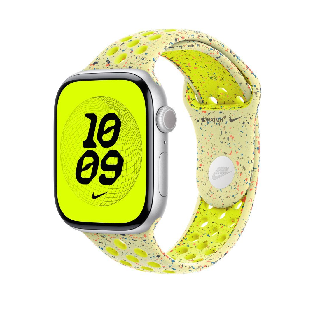 Apple Watch 46mm Band: Nike Sport Band M/L Volt Splash Apple Watch 46mm Band: Nike Sport Band M/L Volt Splash