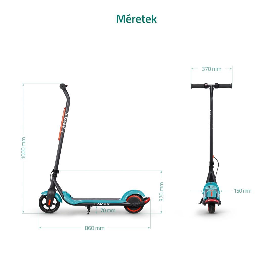 Lamax eFlash SC20 Elektromos Roller Black/Blue Lamax eFlash SC20 Elektromos Roller Black/Blue