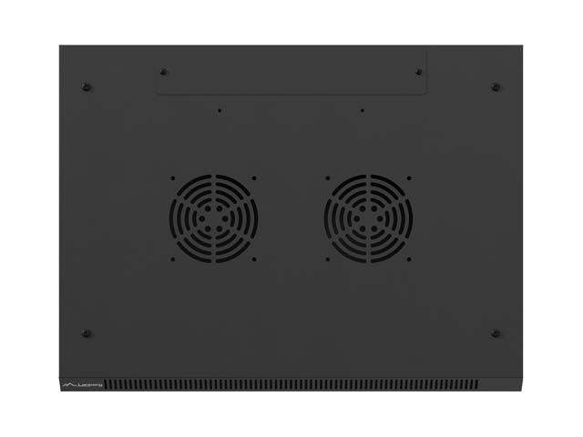 Lanberg 19" 9U Falra szerelhető Rackszekrény performált ajtóval Black Lanberg 19" 9U Falra szerelhető Rackszekrény performált ajtóval Black