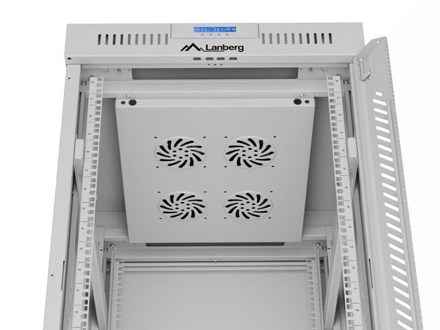 Lanberg 19" 22U LCD Szabadon álló Rackszekrény Grey Lanberg 19" 22U LCD Szabadon álló Rackszekrény Grey