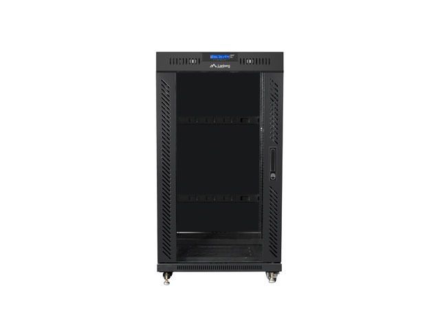 Lanberg 19" 22U LCD Szabadon álló Rackszekrény Black Lanberg 19" 22U LCD Szabadon álló Rackszekrény Black