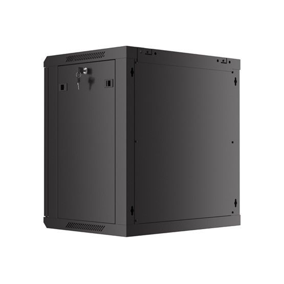 Lanberg 19" 12U Falra szerelhető Rackszekrény Black Lanberg 19" 12U Falra szerelhető Rackszekrény Black