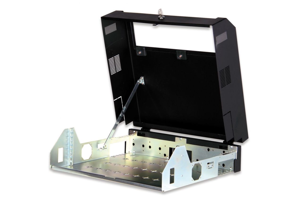 Digitus DN-19 04U-PB-B Falra szerelhető Rackszekrény Black Digitus DN-19 04U-PB-B Falra szerelhető Rackszekrény Black