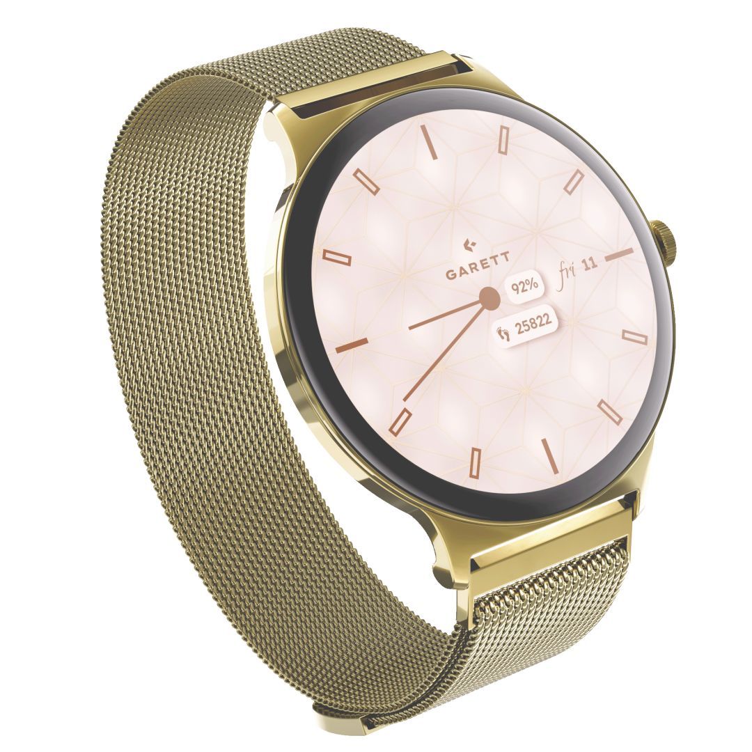 GARETT Verona 2 Smartwatch Gold Mesh GARETT Verona 2 Smartwatch Gold Mesh