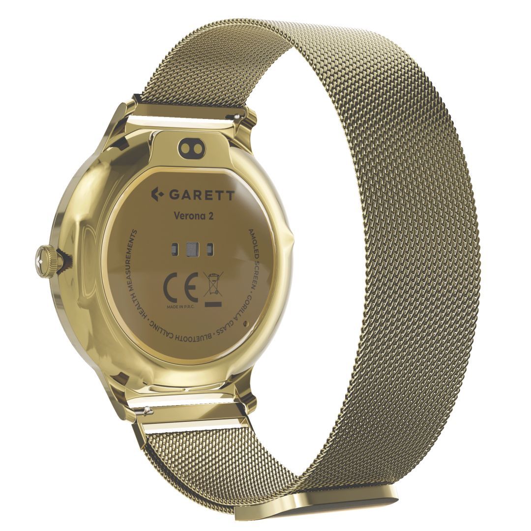 GARETT Verona 2 Smartwatch Gold Mesh GARETT Verona 2 Smartwatch Gold Mesh