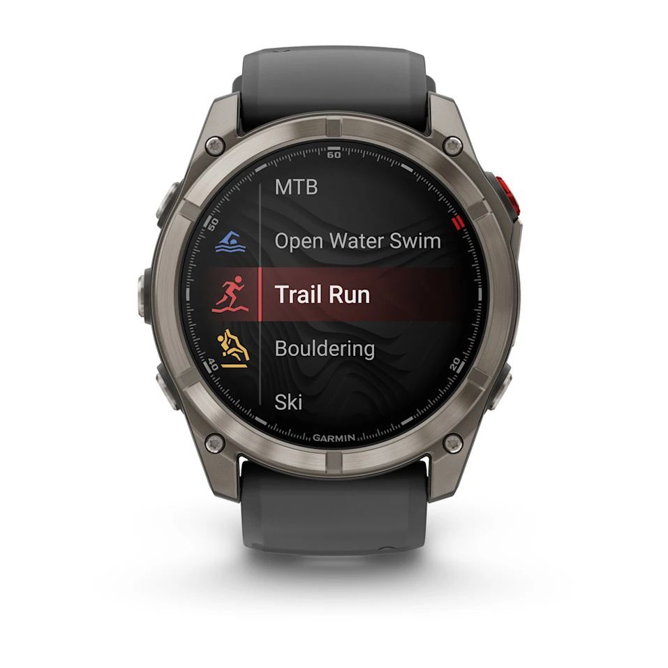 Garmin fenix 8 Pro 51mm AMOLED Sapphire Titanium with Graphite/black silicone band Garmin fenix 8 Pro 51mm AMOLED Sapphire Titanium with Graphite/black silicone band