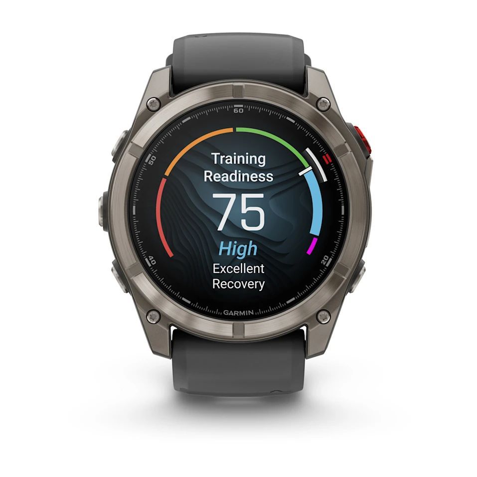 Garmin fenix 8 Pro 51mm AMOLED Sapphire Titanium with Graphite/black silicone band Garmin fenix 8 Pro 51mm AMOLED Sapphire Titanium with Graphite/black silicone band