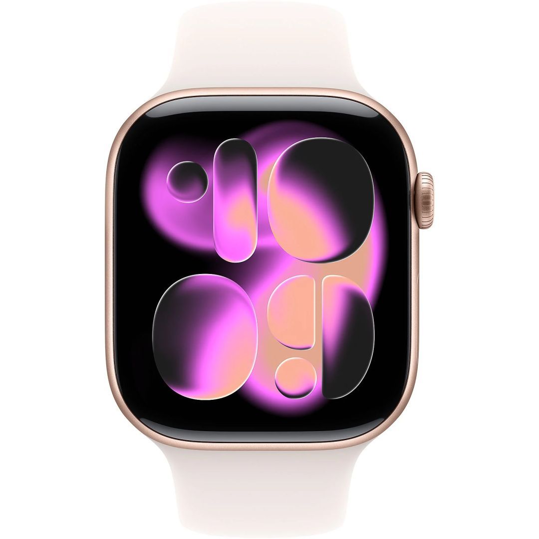 Apple Watch S11 GPS 46mm Rose Gold Aluminium Case with Light Blush Sport Band M/L Apple Watch S11 GPS 46mm Rose Gold Aluminium Case with Light Blush Sport Band M/L