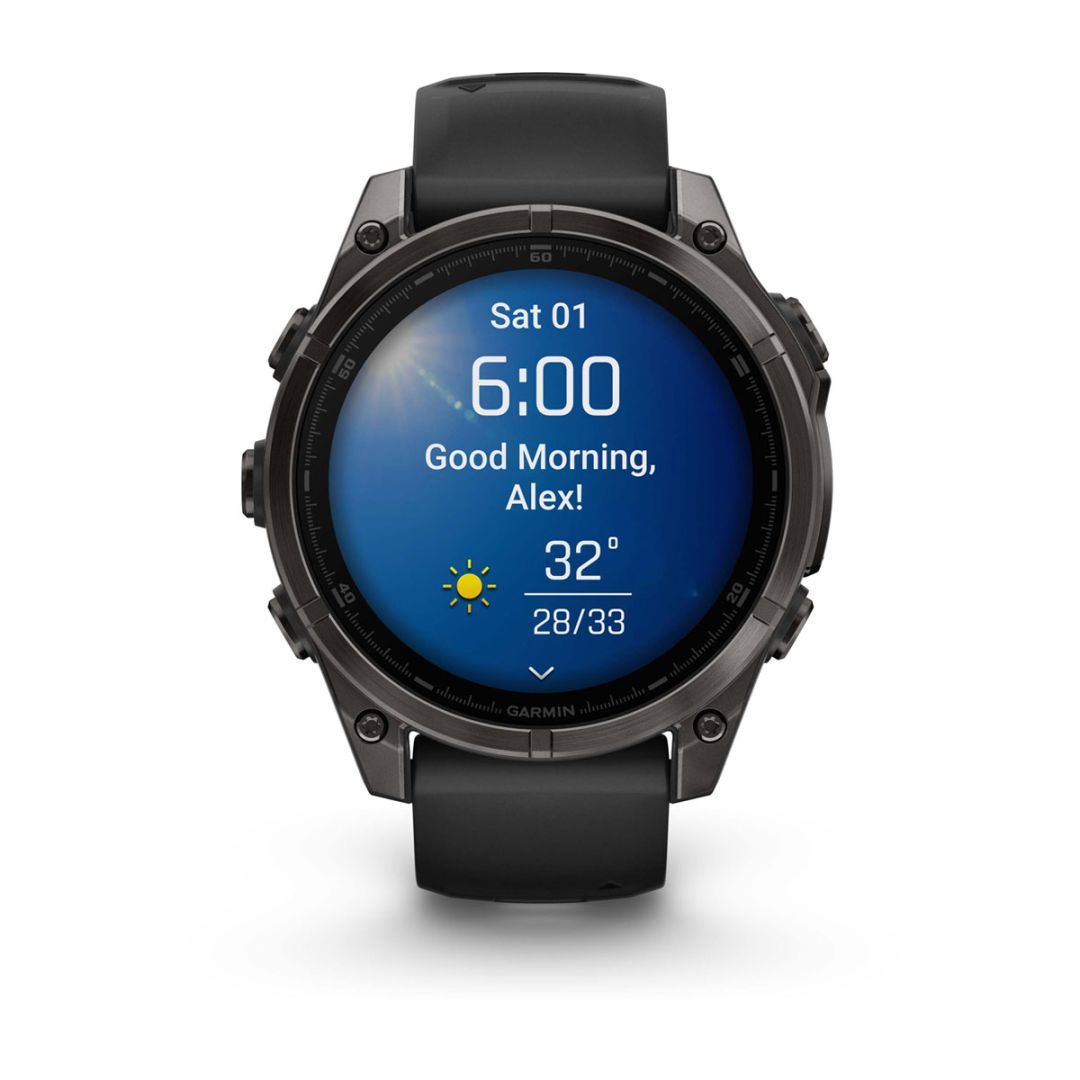 Garmin fenix 8 Silicone Band Sapphire Black