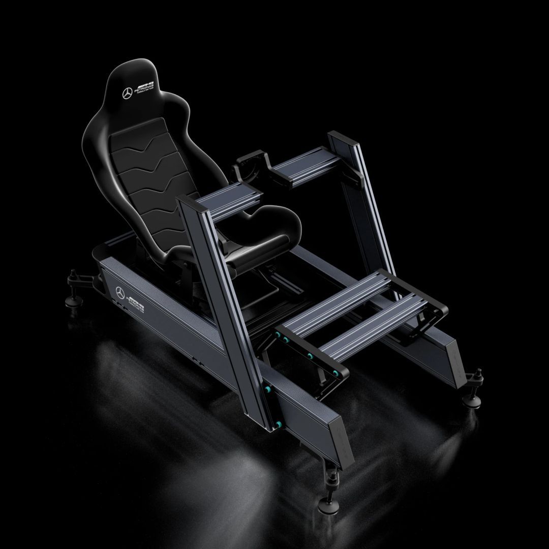 Sim-Lab Mercedes-AMG PETRONAS Formula One Team Sim Racing Cockpit Space Gray Sim-Lab Mercedes-AMG PETRONAS Formula One Team Sim Racing Cockpit Space Gray