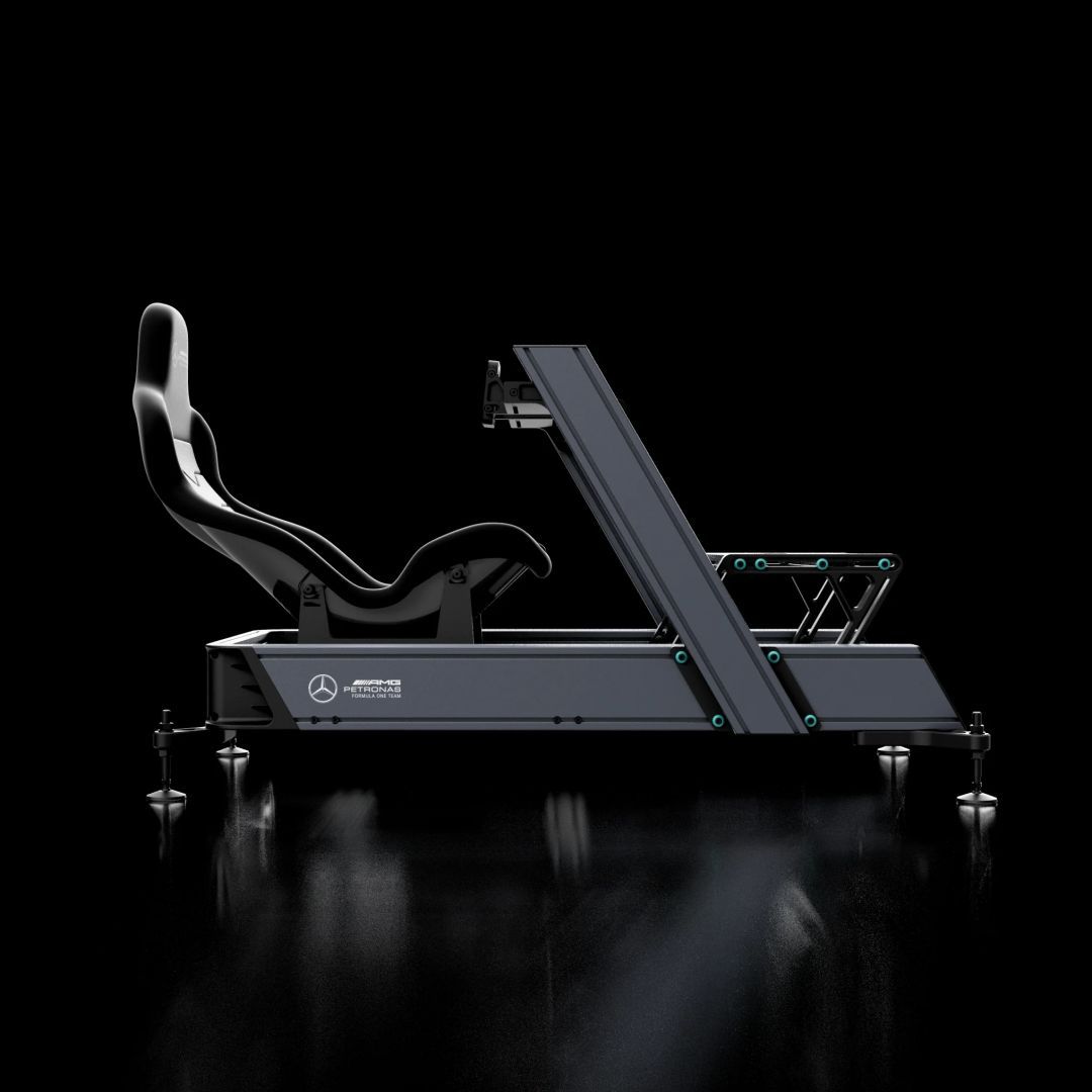 Sim-Lab Mercedes-AMG PETRONAS Formula One Team Sim Racing Cockpit Space Gray Sim-Lab Mercedes-AMG PETRONAS Formula One Team Sim Racing Cockpit Space Gray