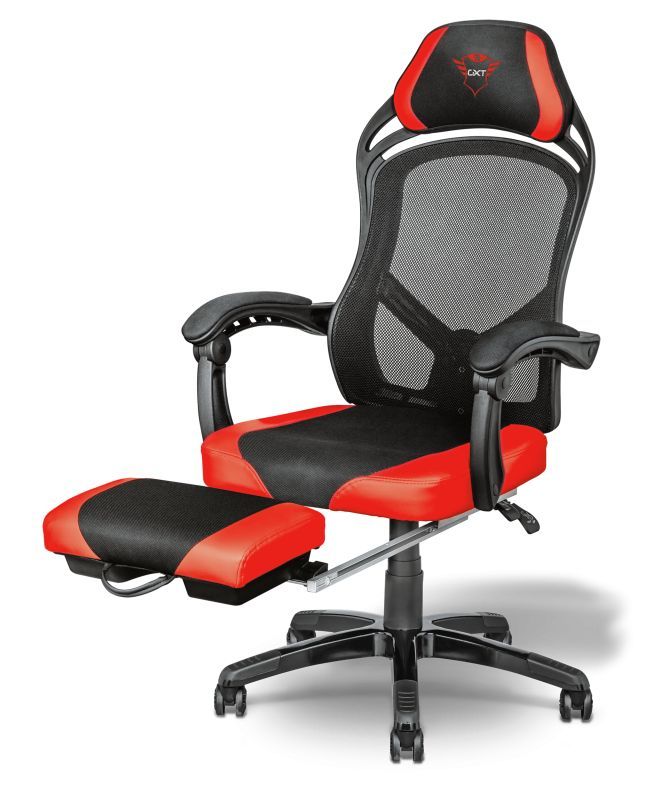 Trust GXT 706 Rona Gaming Chair with footrest Black/Red