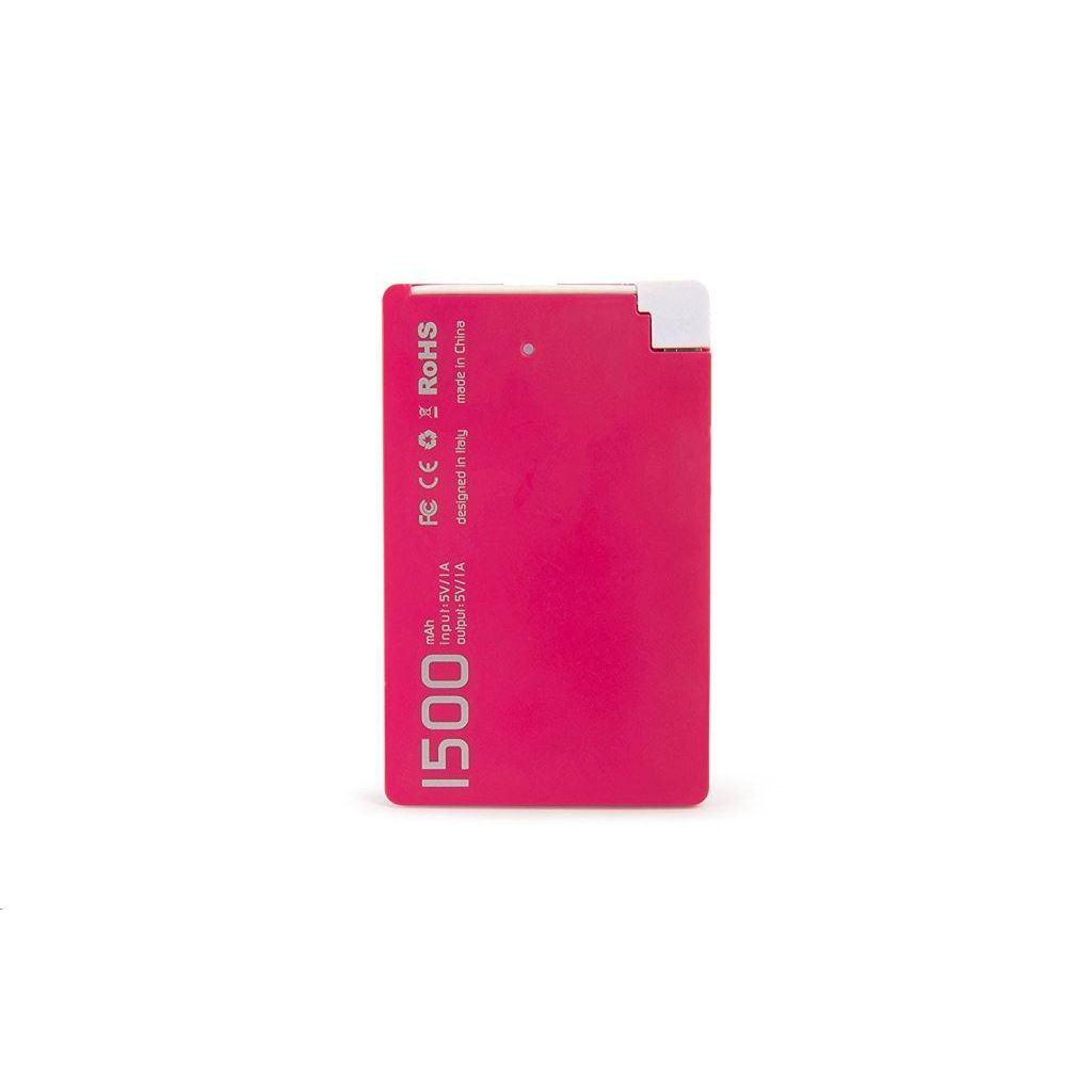 Tucano Ultra Slim 1500mAh PowerBank Pink Tucano Ultra Slim 1500mAh PowerBank Pink