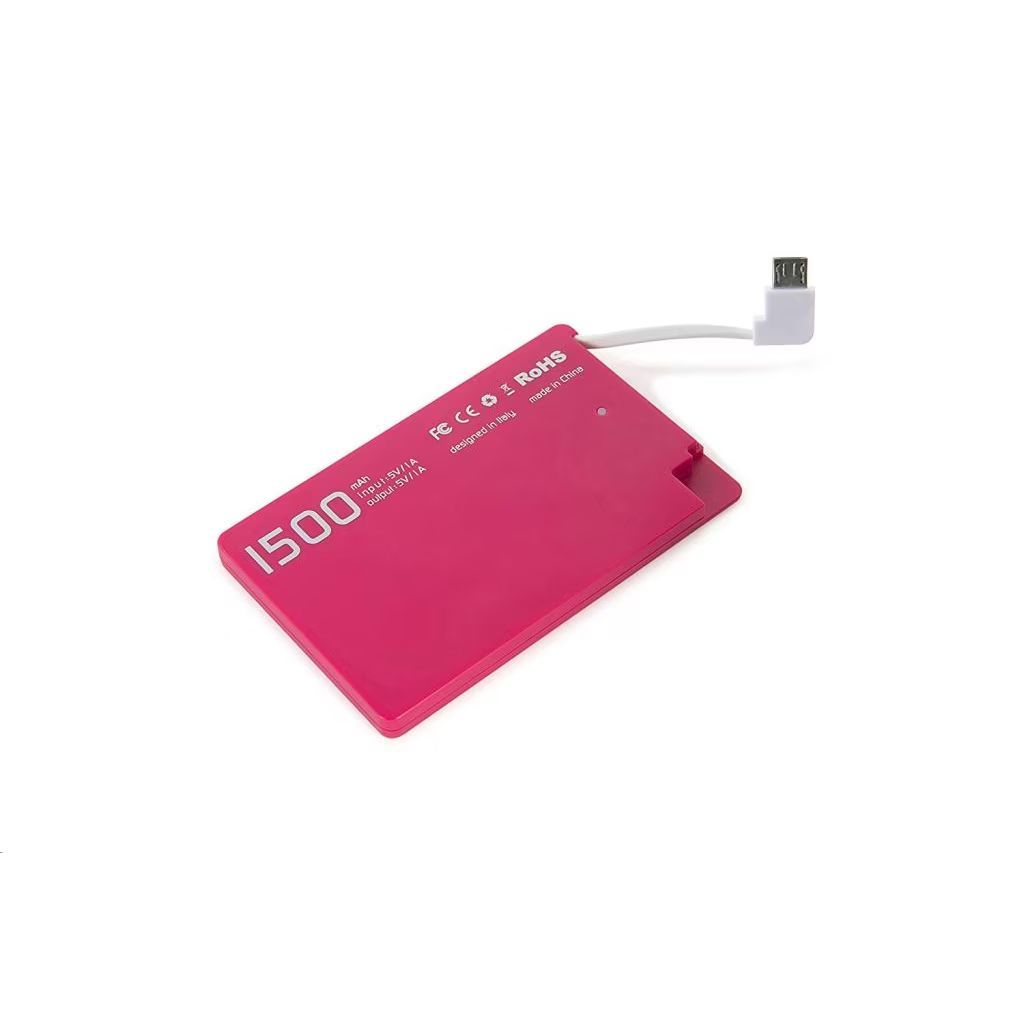 Tucano Ultra Slim 1500mAh PowerBank Pink Tucano Ultra Slim 1500mAh PowerBank Pink
