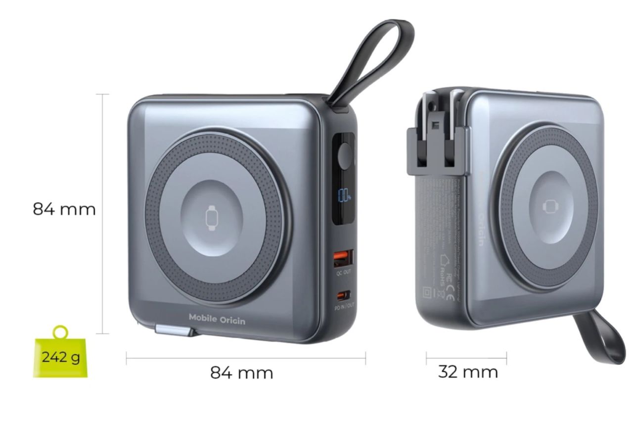 Mobile Origin 10000mAh PowerBank Grey Mobile Origin 10000mAh PowerBank Grey