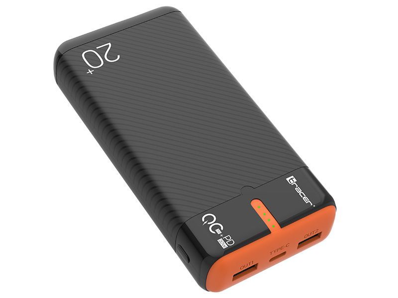 Tracer EnerGen 20000mAh PowerBank Black/Orange Tracer EnerGen 20000mAh PowerBank Black/Orange