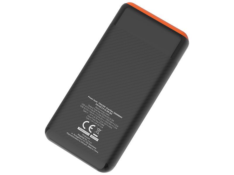 Tracer EnerGen 20000mAh PowerBank Black/Orange Tracer EnerGen 20000mAh PowerBank Black/Orange