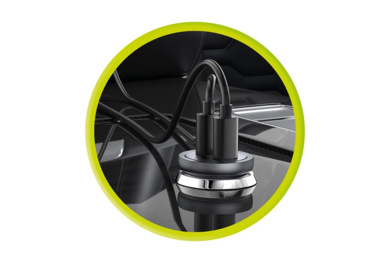 Mobile Origin Metal Car Charger 30W CA13, 2x USB-C Black Mobile Origin Metal Car Charger 30W CA13, 2x USB-C Black