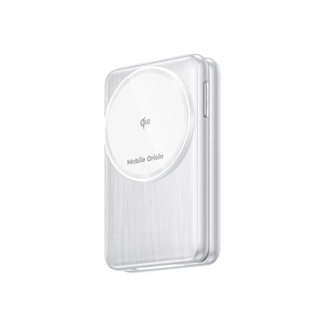 Mobile Origin 3in1 Foldable Qi2 Charger PW8 Silver