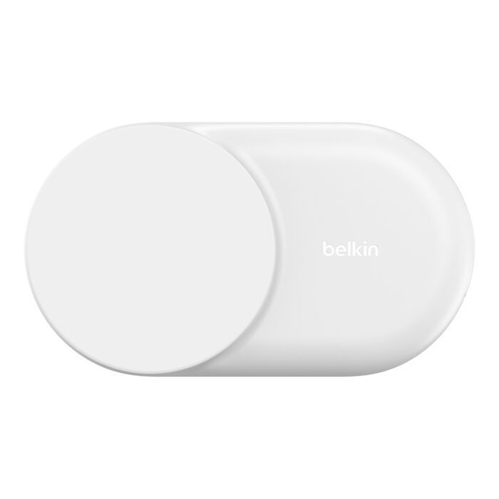 Belkin UltraCharge 25W Qi2 magnetic 2-in-1 Charger White Belkin UltraCharge 25W Qi2 magnetic 2-in-1 Charger White