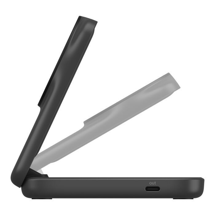 Belkin UltraCharge 25W Qi2 magnetic 2-in-1 Charger Black Belkin UltraCharge 25W Qi2 magnetic 2-in-1 Charger Black