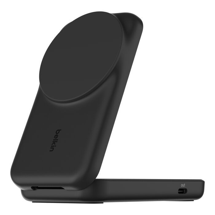 Belkin UltraCharge 25W Qi2 magnetic 2-in-1 Charger Black Belkin UltraCharge 25W Qi2 magnetic 2-in-1 Charger Black