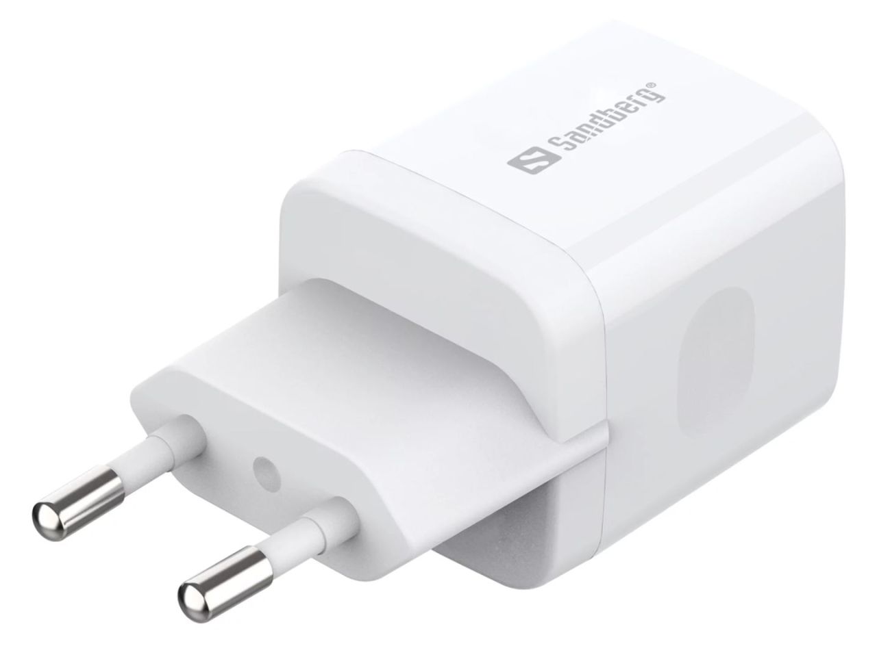 Sandberg USB-C AC Charger PD20W SAVER White Sandberg USB-C AC Charger PD20W SAVER White