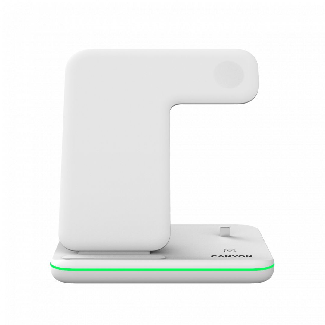 Canyon WS-302 3-in-1 Wireless Charging Station White Canyon WS-302 3-in-1 Wireless Charging Station White