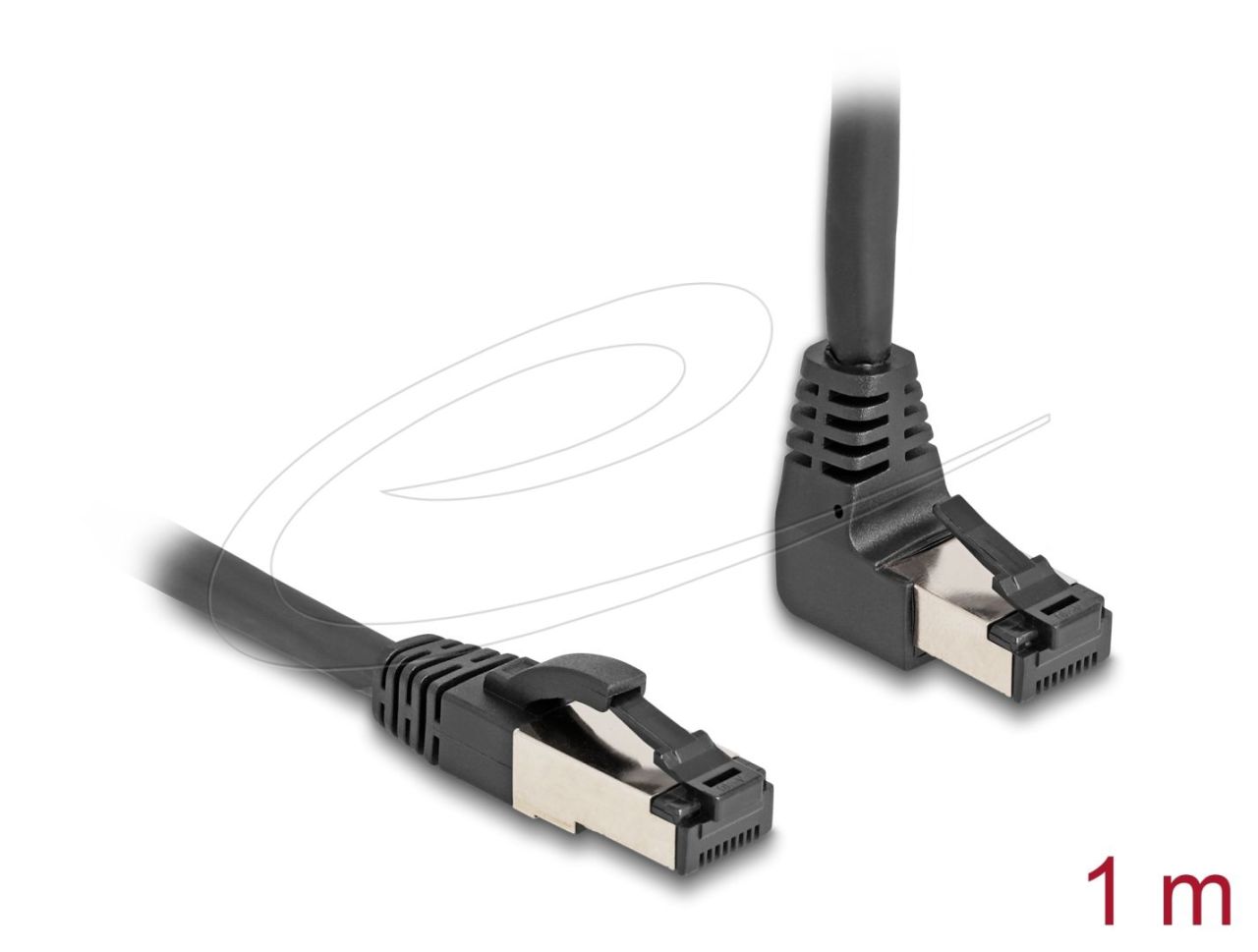 DeLock CAT8.1 S-FTP Patch Cable 1m Black DeLock CAT8.1 S-FTP Patch Cable 1m Black