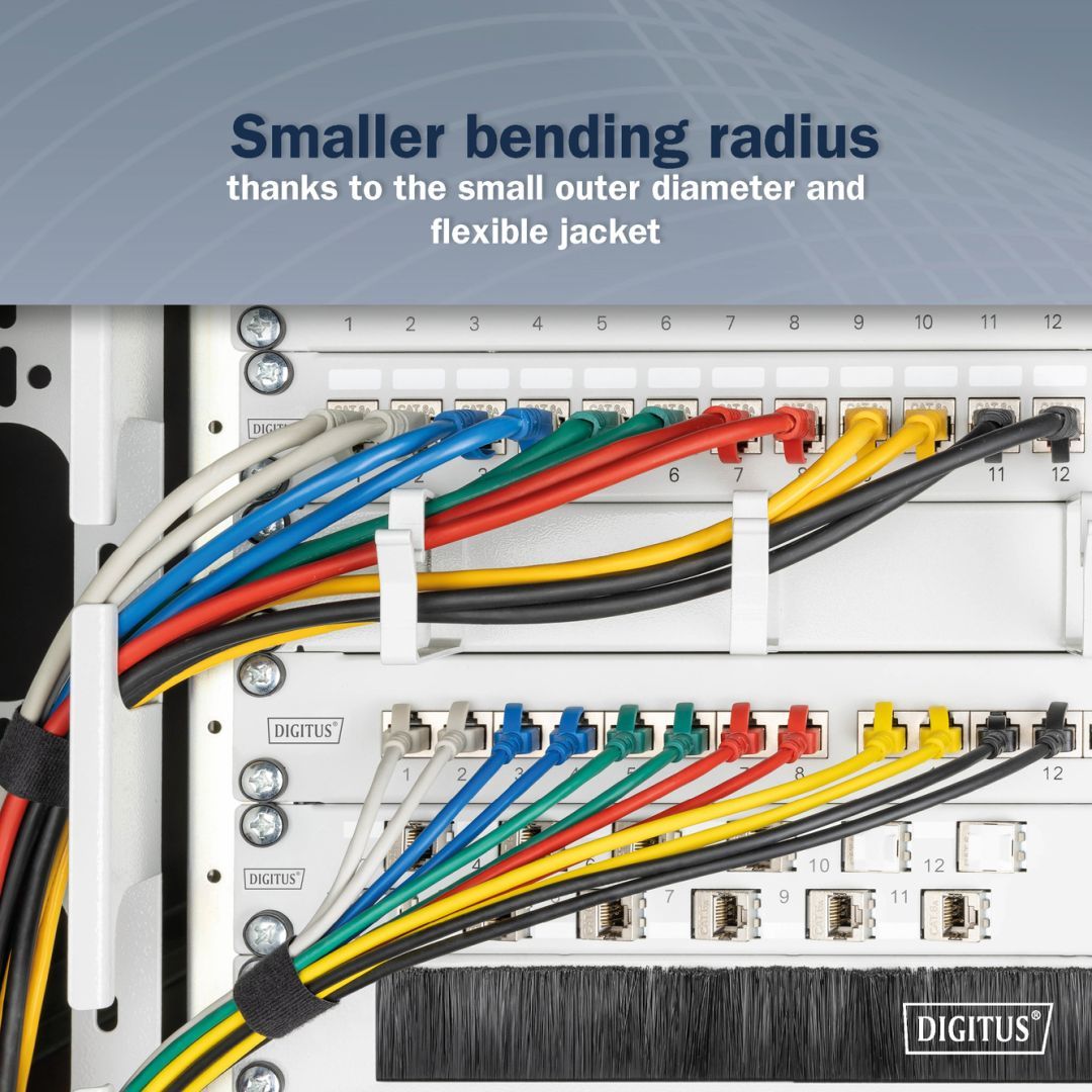 Digitus CAT6A F-FTP Patch Cable 0,3m Black