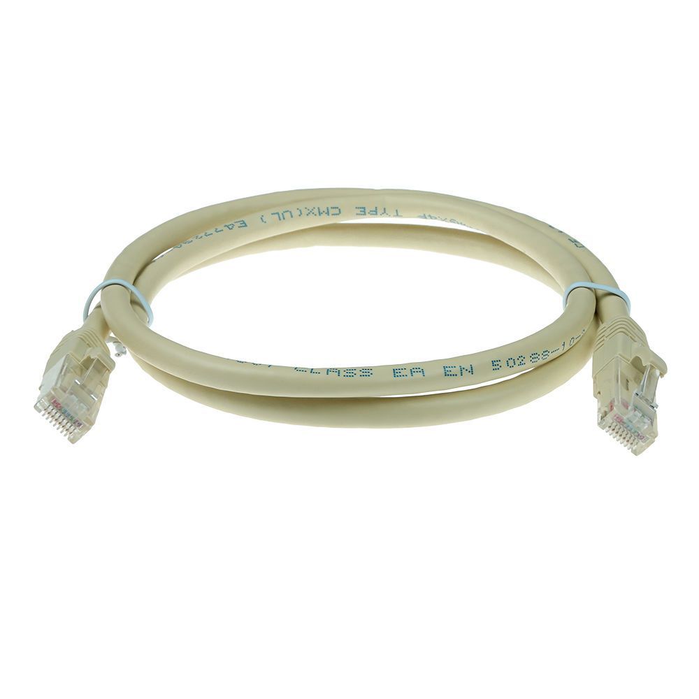 ACT CAT6 U-UTP Patch Cable 1,5m Ivory ACT CAT6 U-UTP Patch Cable 1,5m Ivory