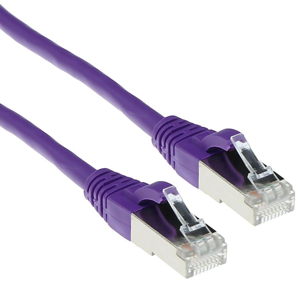 ACT CAT6A S-FTP Patch Cable 5m Purple ACT CAT6A S-FTP Patch Cable 5m Purple