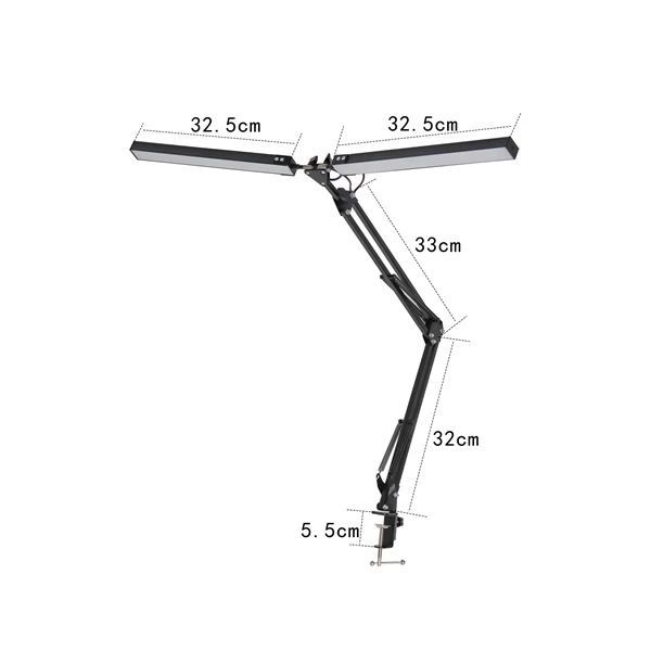 Platinet PDLD20 Desk Lamp Black