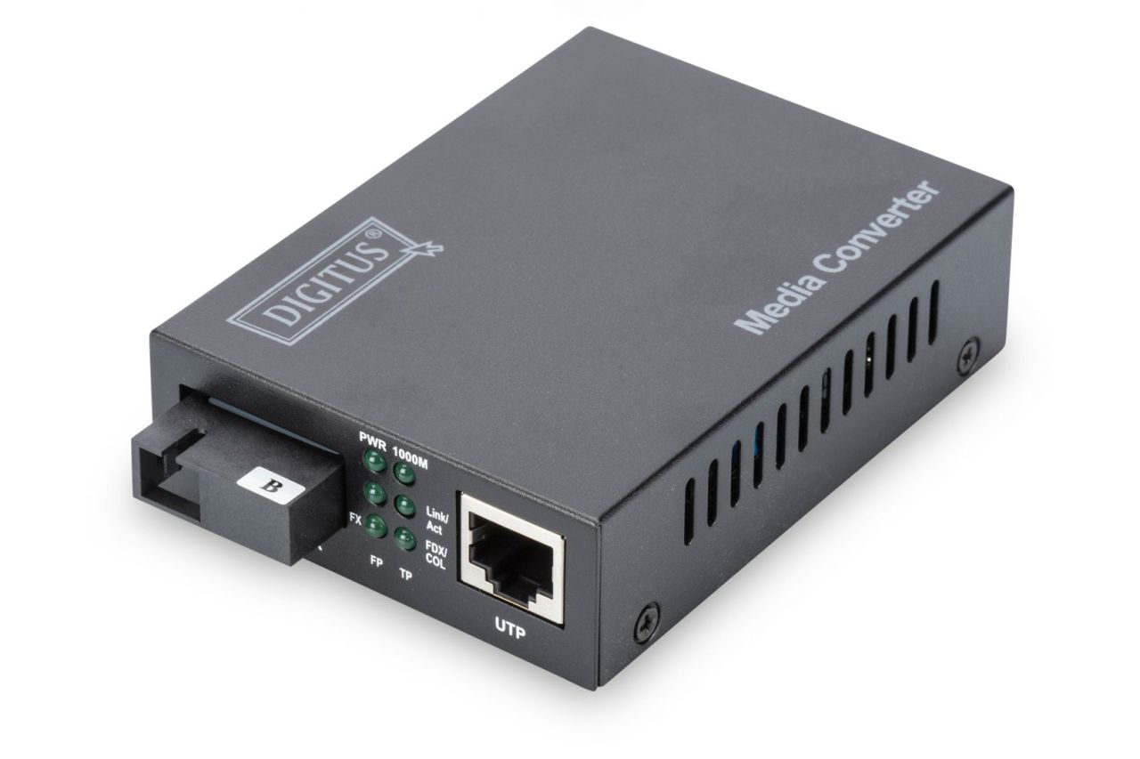 Digitus Gigabit Ethernet Singlemode BiDi Media Converter Digitus Gigabit Ethernet Singlemode BiDi Media Converter