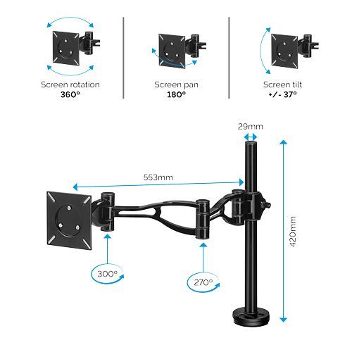 Fellowes Vista Single Monitor Arm Fellowes Vista Single Monitor Arm