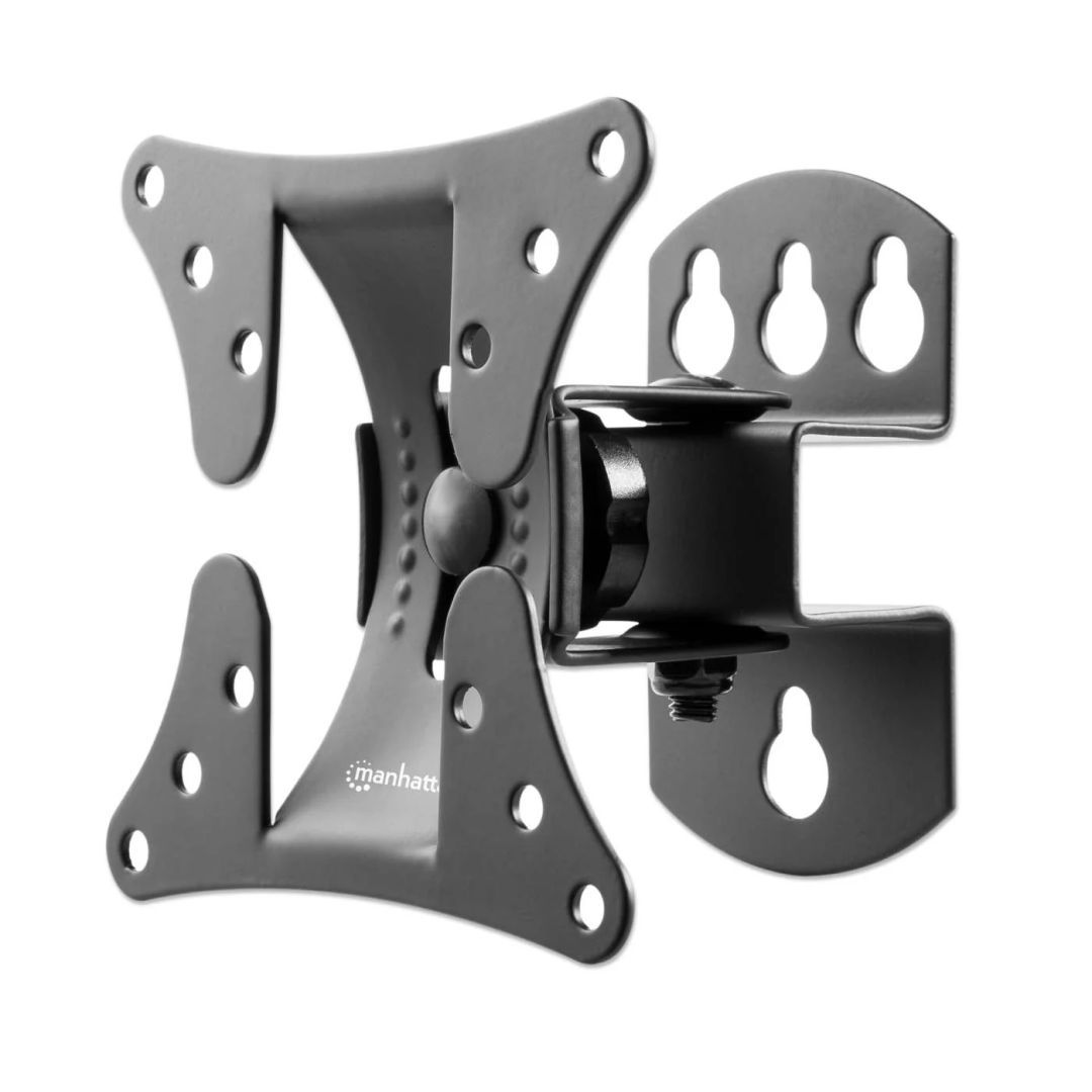 Manhattan Pivoting TV Wall Mount with Tilt and Swivel 13"-32" Black Manhattan Pivoting TV Wall Mount with Tilt and Swivel 13"-32" Black