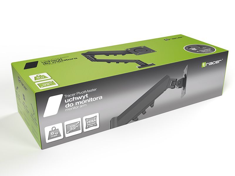 Tracer PivotMaster Complete Freedom to Adjust Your Monitor 13"-32" Black