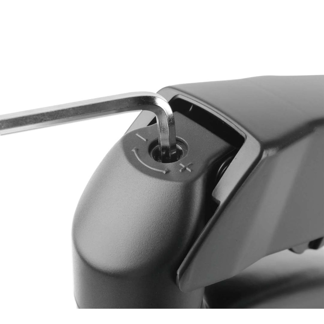 Manhattan Aluminum Gas Spring Dual Monitor Desk Mount 17"-32" Black