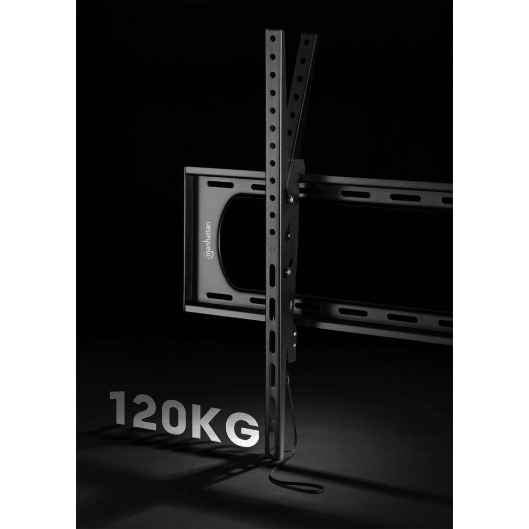 Manhattan Heavy-Duty Large-Screen Tilting TV Wall Mount 60"-120" Black