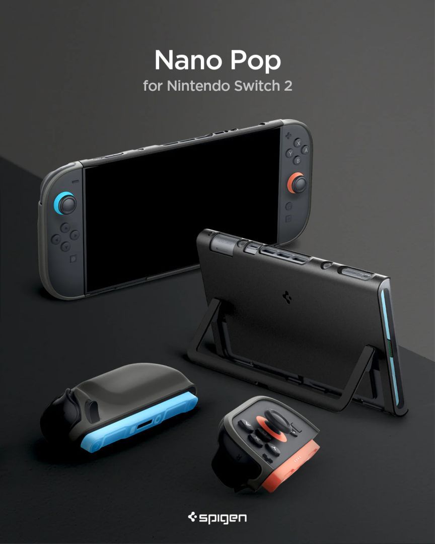 Spigen Nano Pop case for Nintendo Switch 2 Black Sesame Spigen Nano Pop case for Nintendo Switch 2 Black Sesame