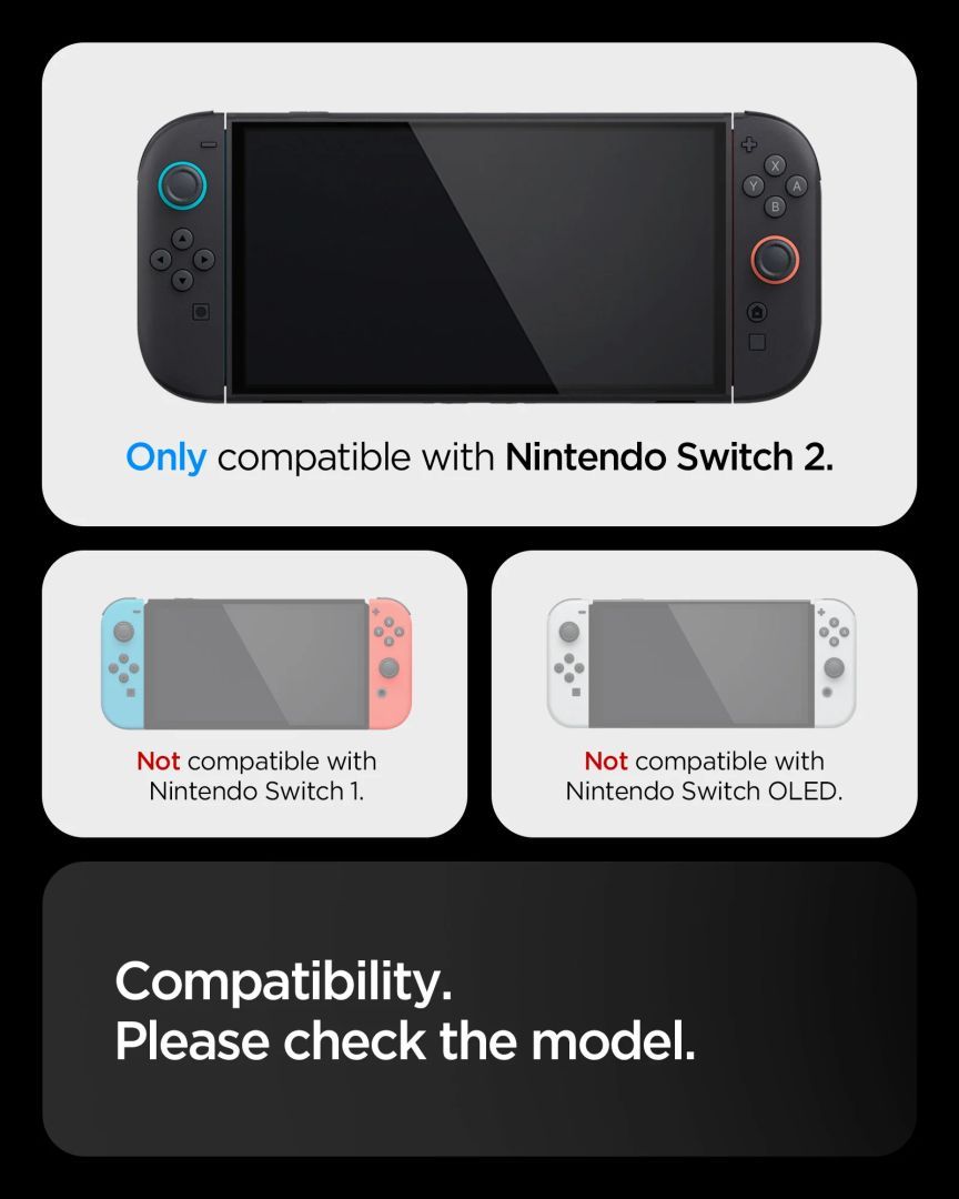 Spigen Dual Grip for Nintendo Switch 2 Black Spigen Dual Grip for Nintendo Switch 2 Black