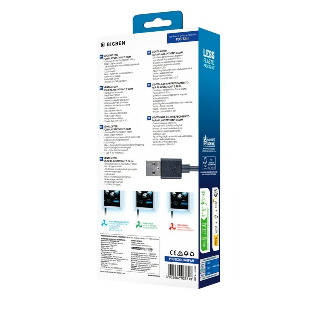 Nacon Cooling Fan for Playstation 5 Slim White Nacon Cooling Fan for Playstation 5 Slim White