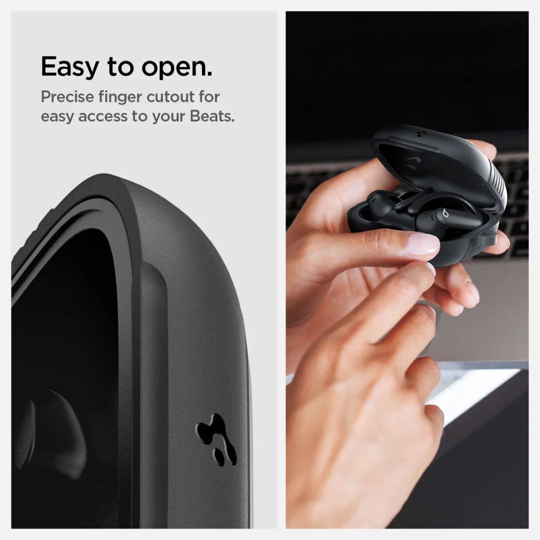 Spigen Rugged Armor case for Apple Powerbeats Pro 2 Matte Black