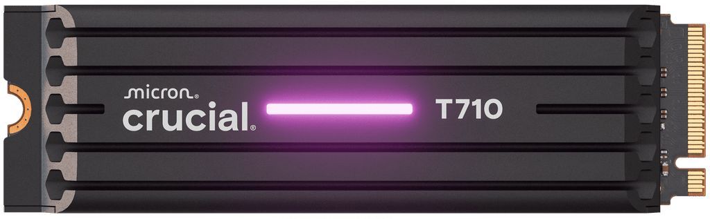 Crucial 2TB M.2 2280 NVMe T710 with heatsink