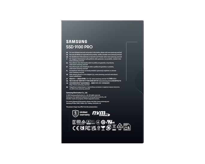 Samsung 8TB M.2 2280 NVMe 9100 Pro Samsung 8TB M.2 2280 NVMe 9100 Pro