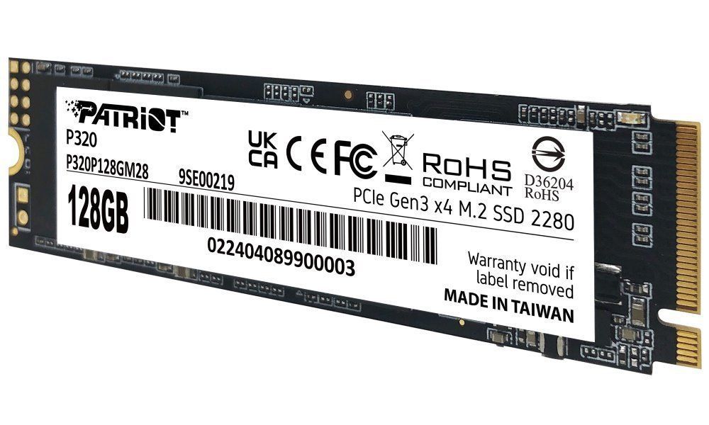 Patriot 128GB M.2 2280 NVMe P320 Patriot 128GB M.2 2280 NVMe P320