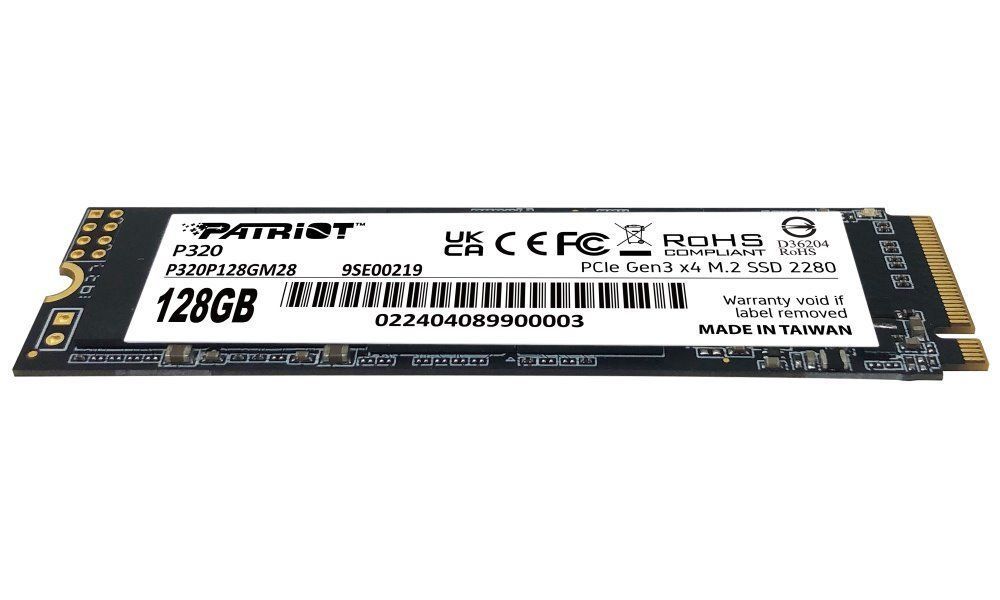 Patriot 128GB M.2 2280 NVMe P320 Patriot 128GB M.2 2280 NVMe P320