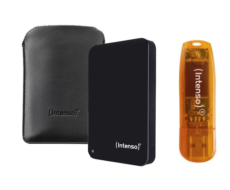 Intenso 1TB 2,5" USB3.2 Memory Drive Black + 64GB USB Stick Intenso 1TB 2,5" USB3.2 Memory Drive Black + 64GB USB Stick