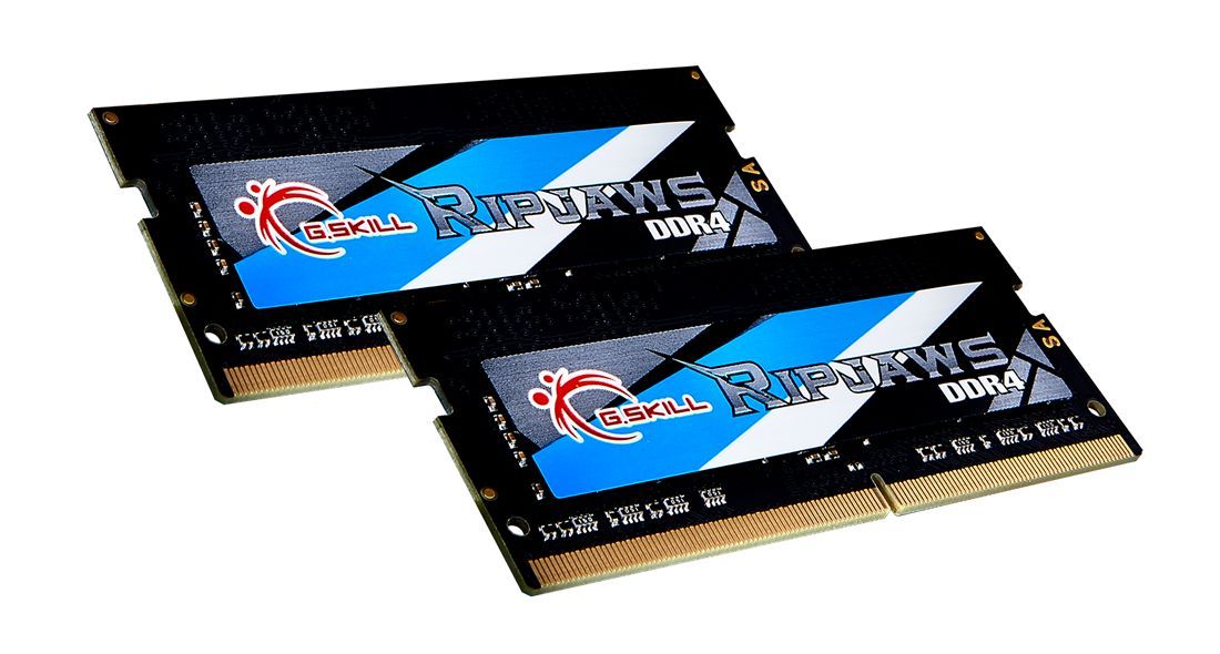 G.SKILL 16GB DDR4 2666MHz Kit(2x8GB) SODIMM Ripjaws G.SKILL 16GB DDR4 2666MHz Kit(2x8GB) SODIMM Ripjaws