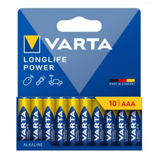 Varta AAA Alkáli Elem 10db/csomag Varta AAA Alkáli Elem 10db/csomag